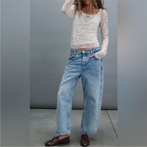We The Free Deep Trance Dropped Boyfriend Jeans Women’s Size 27
